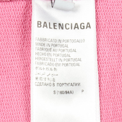 22S アーカイブ ロゴ フーディ プルオーバーパーカー コットン ピンク バレンシアガ トップス BALENCIAGA