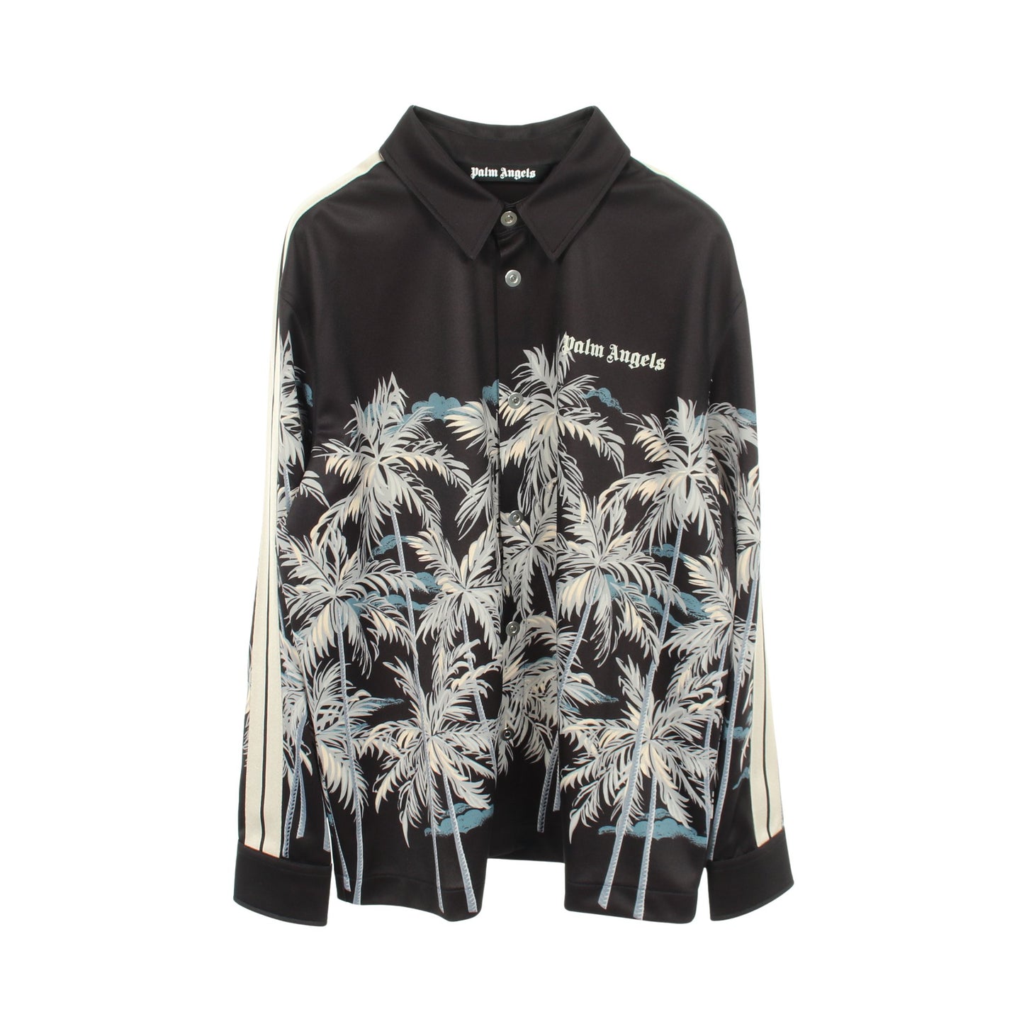 パームツリー トラックシャツ ジャケット ブラック ベージュ パームエンジェルス アウター Palm Angels