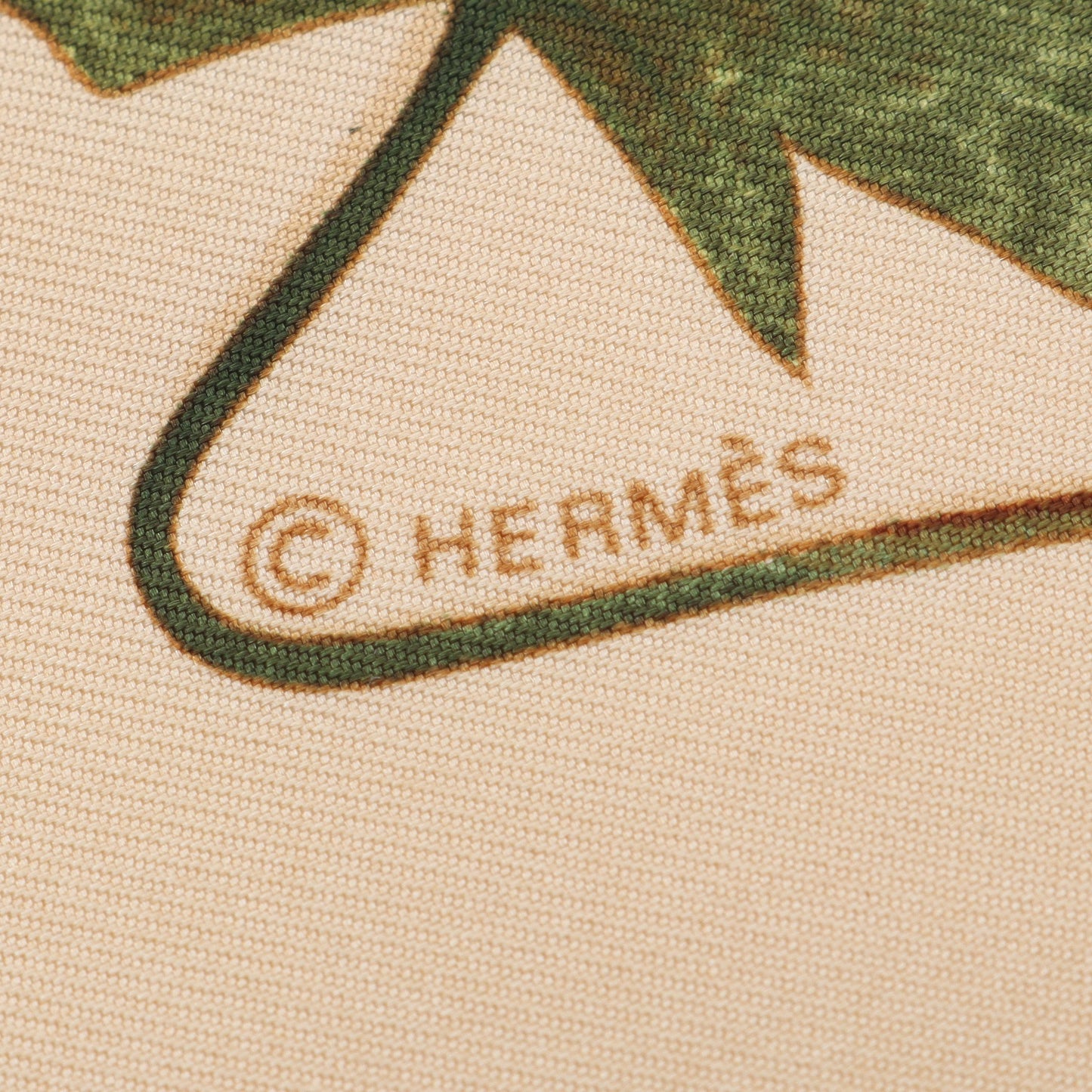 カレ90 A WALK IN THE PARK スカーフ シルク ベージュ マルチカラー エルメス 財布・小物 HERMES