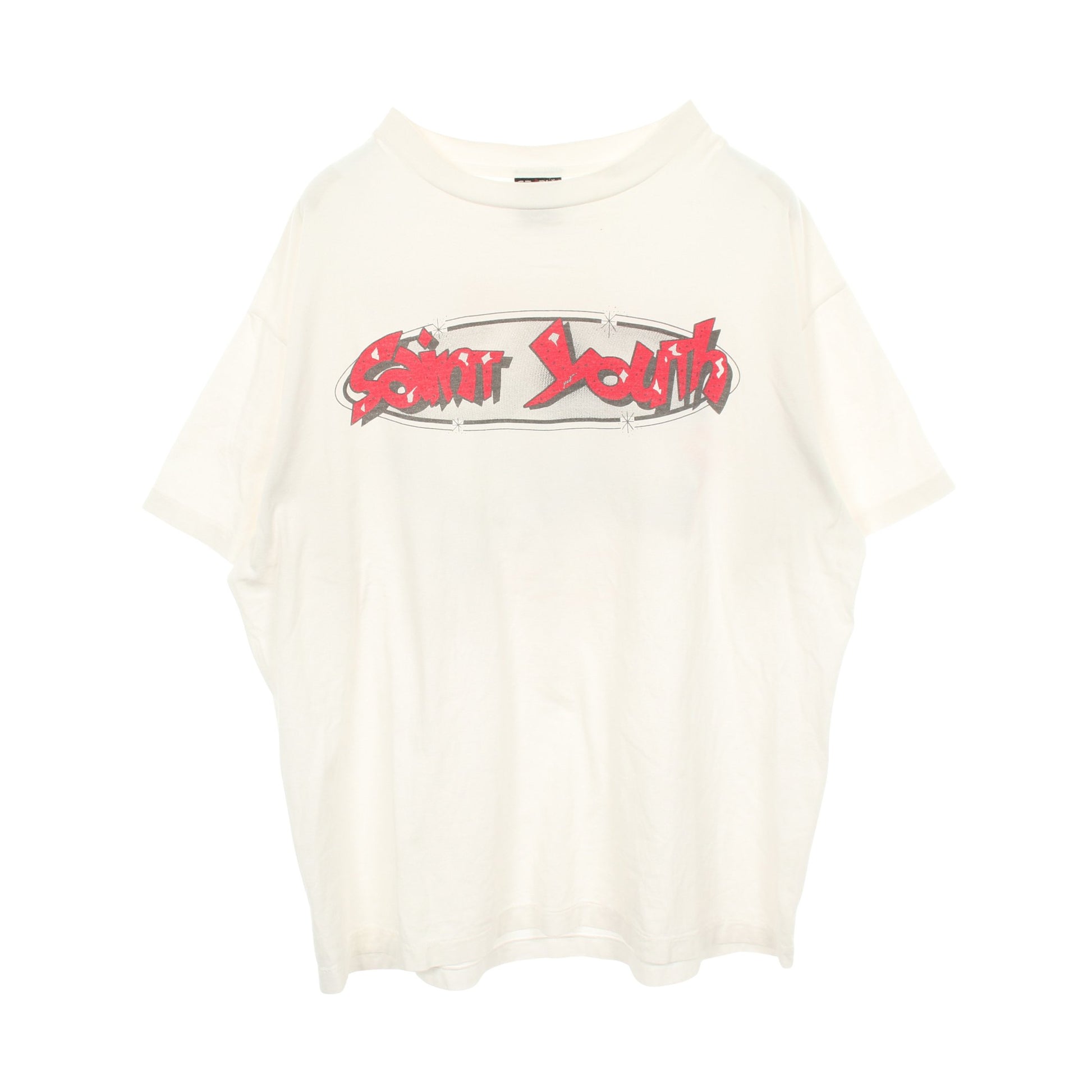 SAINT YOUTH 半袖Tシャツ コットン ホワイト セント マイケル トップス SAINT MICHAEL
