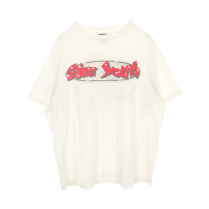 SAINT YOUTH 半袖Tシャツ コットン ホワイト セント マイケル トップス SAINT MICHAEL