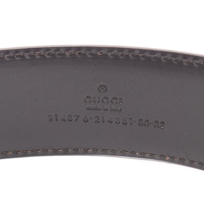 インターロッキングG グッチシマ ベルト レザー ボルドー グッチ 財布・小物 GUCCI