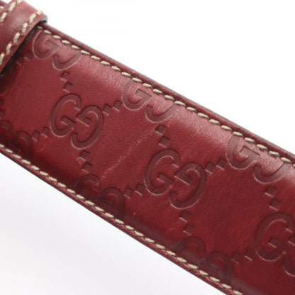 インターロッキングG グッチシマ ベルト レザー ボルドー グッチ 財布・小物 GUCCI