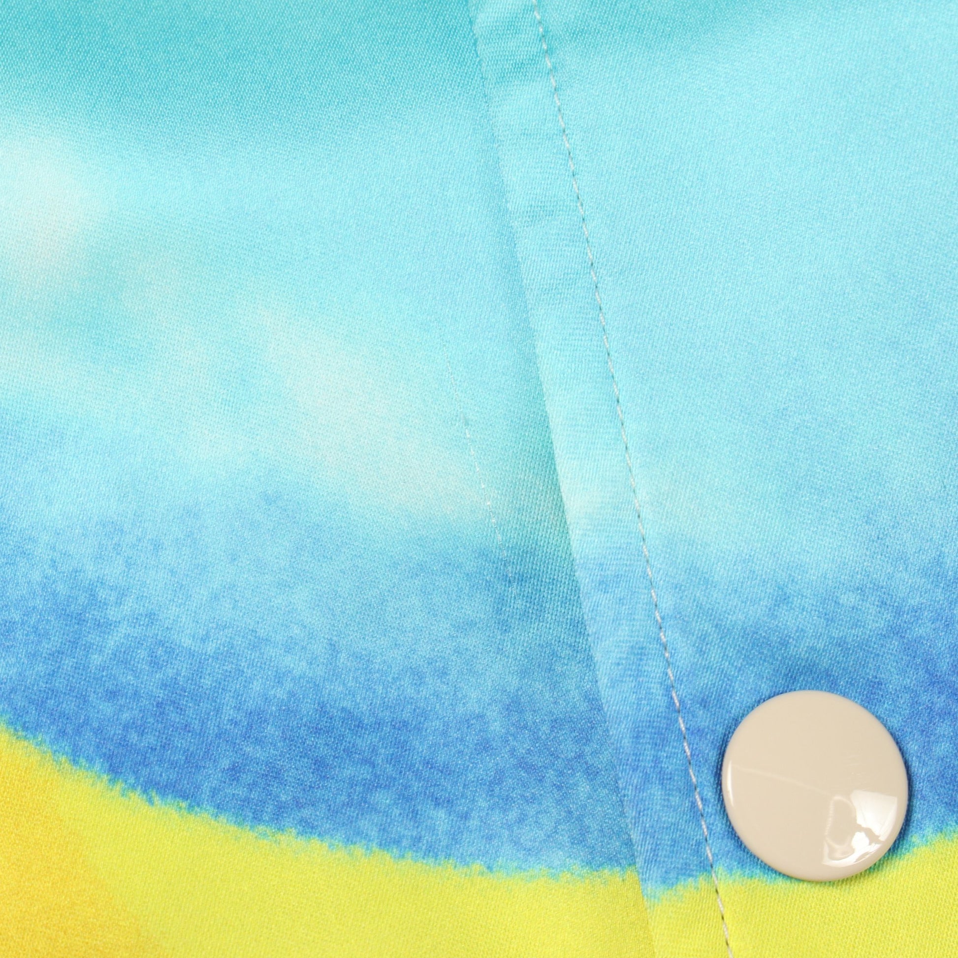 CELINE × MARCELO LAVIN HEAVENLY DAYS テディブルゾン ボンバージャケット ビスコース アイボリー ブルー マルチカラー セリーヌ アウター CELINE