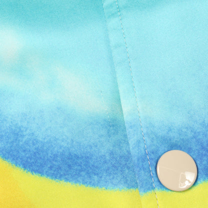 CELINE × MARCELO LAVIN HEAVENLY DAYS テディブルゾン ボンバージャケット ビスコース アイボリー ブルー マルチカラー セリーヌ アウター CELINE