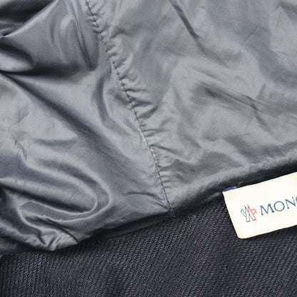 フード付き 切替 ダウンジャケット ナイロン コットン ネイビー モンクレール アウター MONCLER