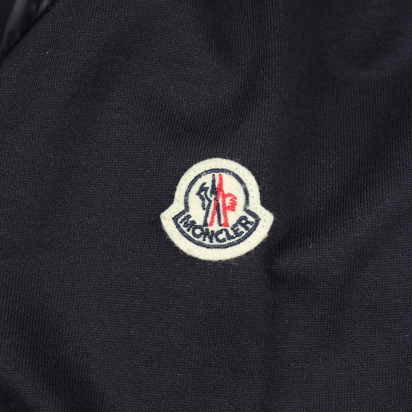 フード付き 切替 ダウンジャケット ナイロン コットン ネイビー モンクレール アウター MONCLER