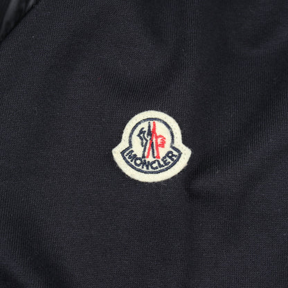 フード付き 切替 ダウンジャケット ナイロン コットン ネイビー モンクレール アウター MONCLER