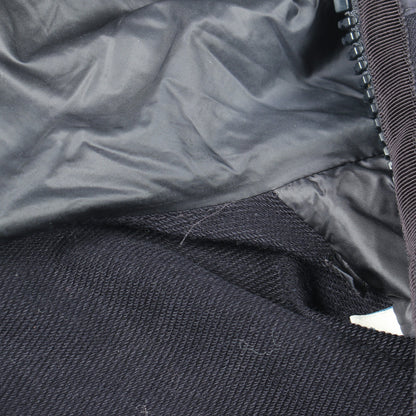 フード付き 切替 ダウンジャケット ナイロン コットン ネイビー モンクレール アウター MONCLER
