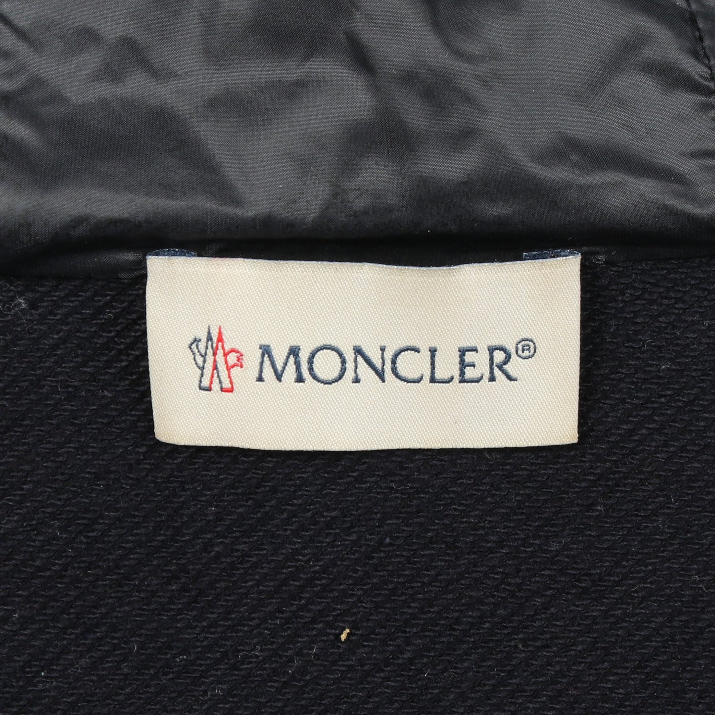 フード付き 切替 ダウンジャケット ナイロン コットン ネイビー モンクレール アウター MONCLER
