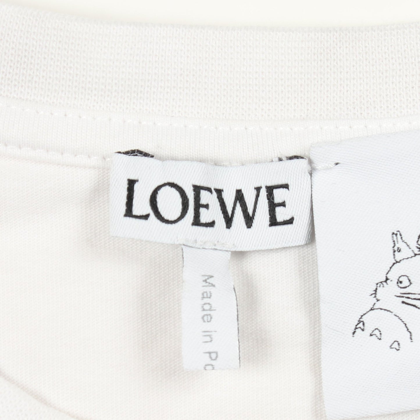 LOEWE × STUDIO GHIBLI 千と千尋の神隠し クルーネック 半袖Tシャツ コットン ホワイト マルチカラー ロエベ トップス LOEWE