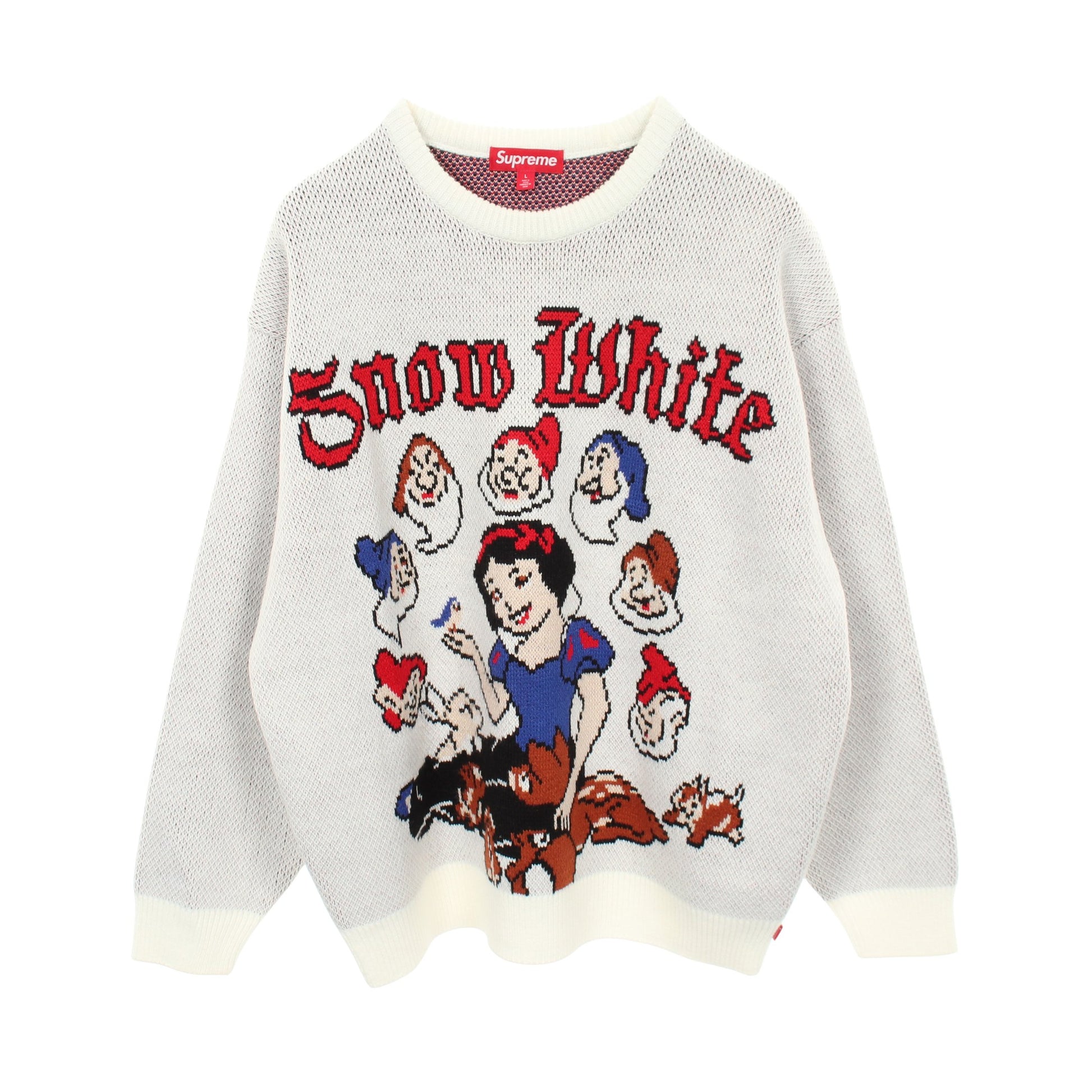 Supreme × Disney Snow White Sweater 白雪姫 ニット オフホワイト シュプリーム トップス Supreme
