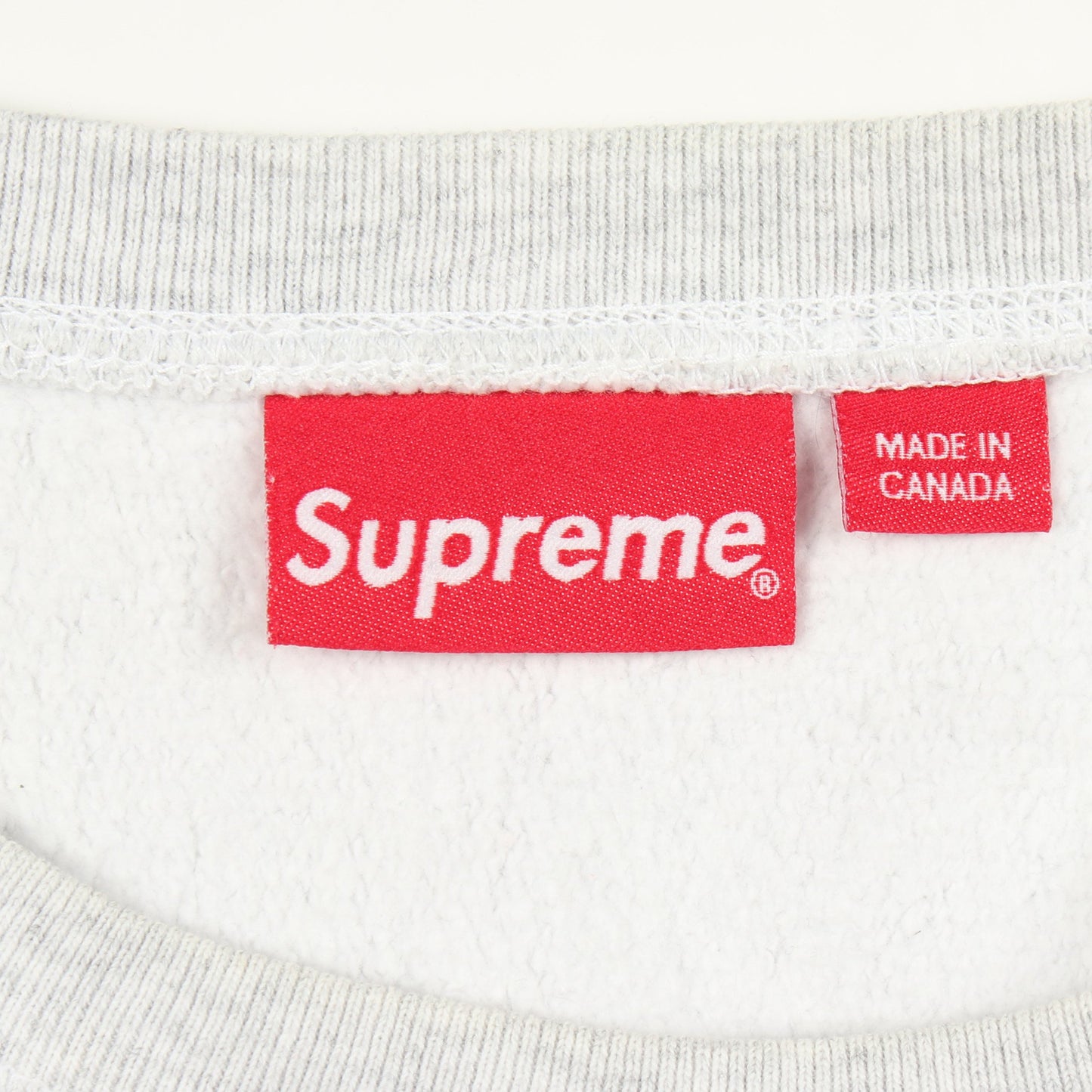 Box Logo Crewneck スウェットシャツ コットン ライトグレー シュプリーム トップス Supreme
