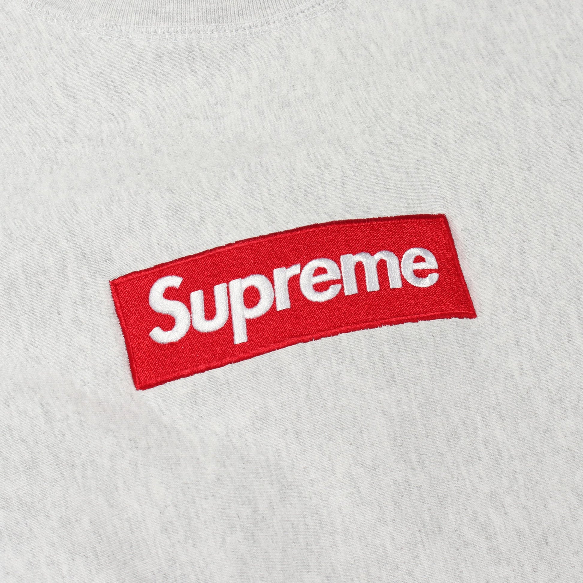 Box Logo Crewneck スウェットシャツ コットン ライトグレー シュプリーム トップス Supreme