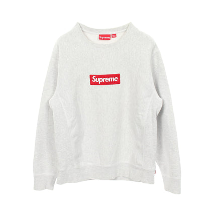 Box Logo Crewneck スウェットシャツ コットン ライトグレー シュプリーム トップス Supreme