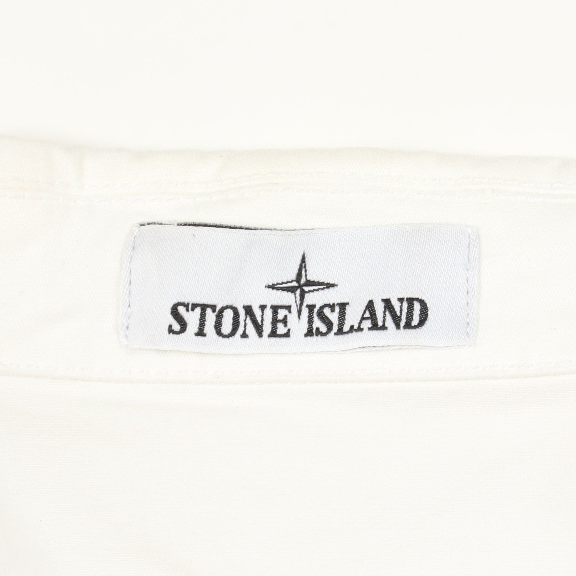 ジップアップ シャツジャケット ブルゾン コットン ホワイト ストーンアイランド アウター Stone Island