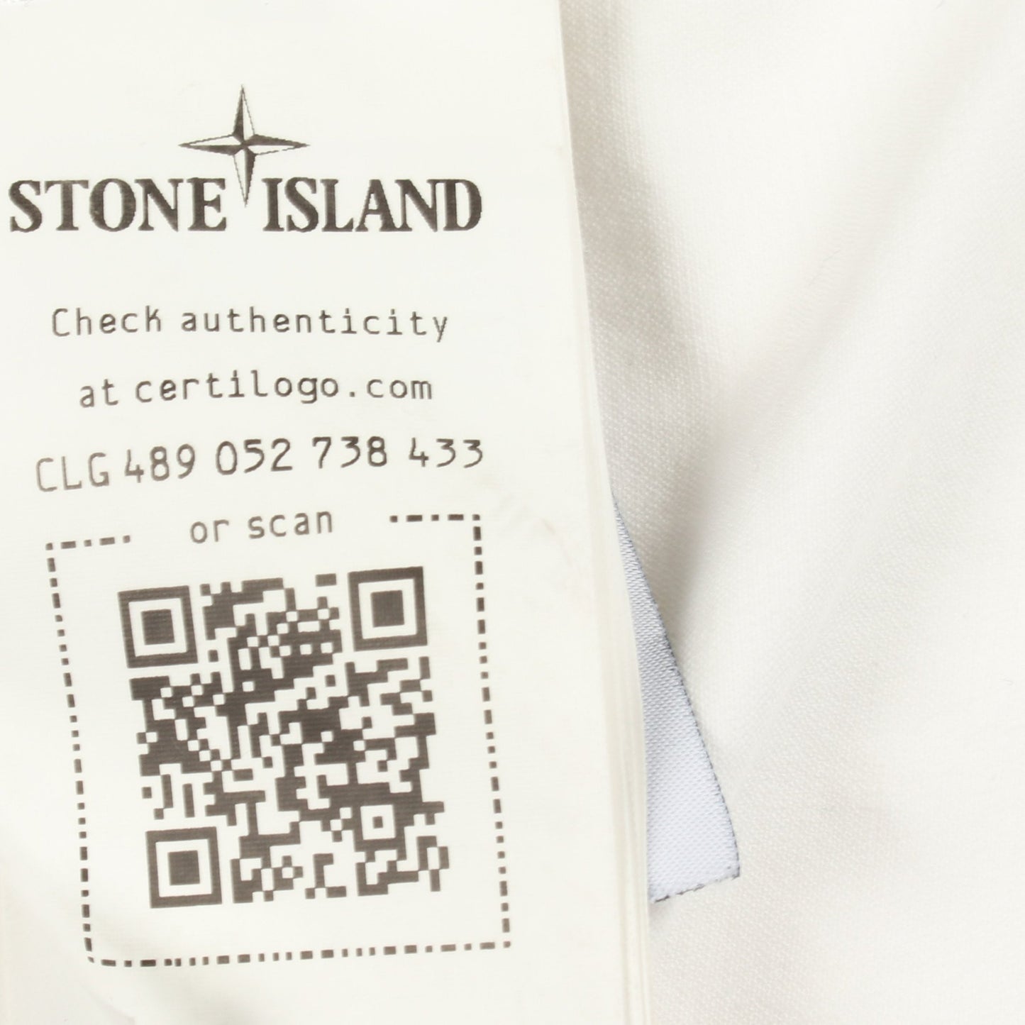 ジップアップ シャツジャケット ブルゾン コットン ホワイト ストーンアイランド アウター Stone Island