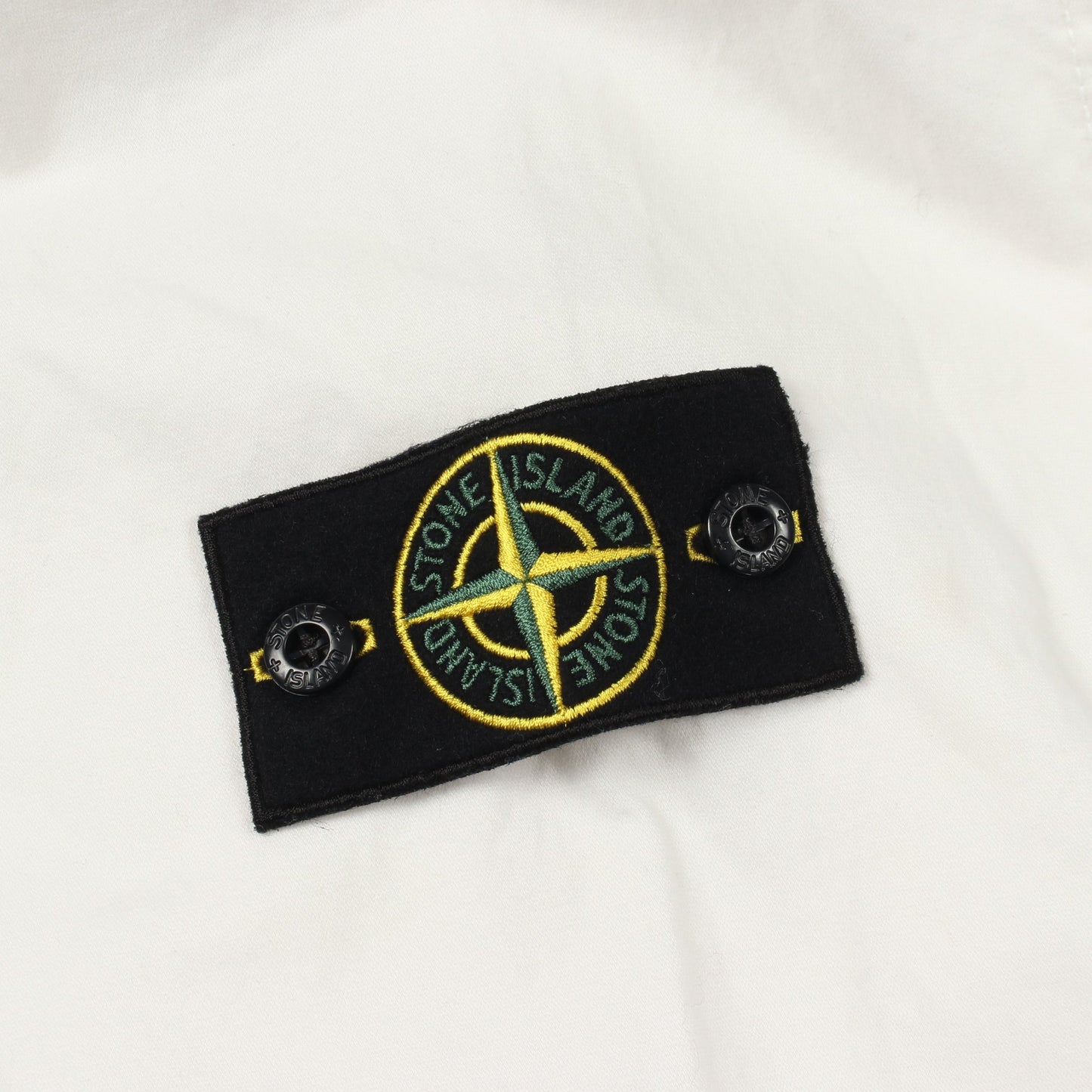 ジップアップ シャツジャケット ブルゾン コットン ホワイト ストーンアイランド アウター Stone Island