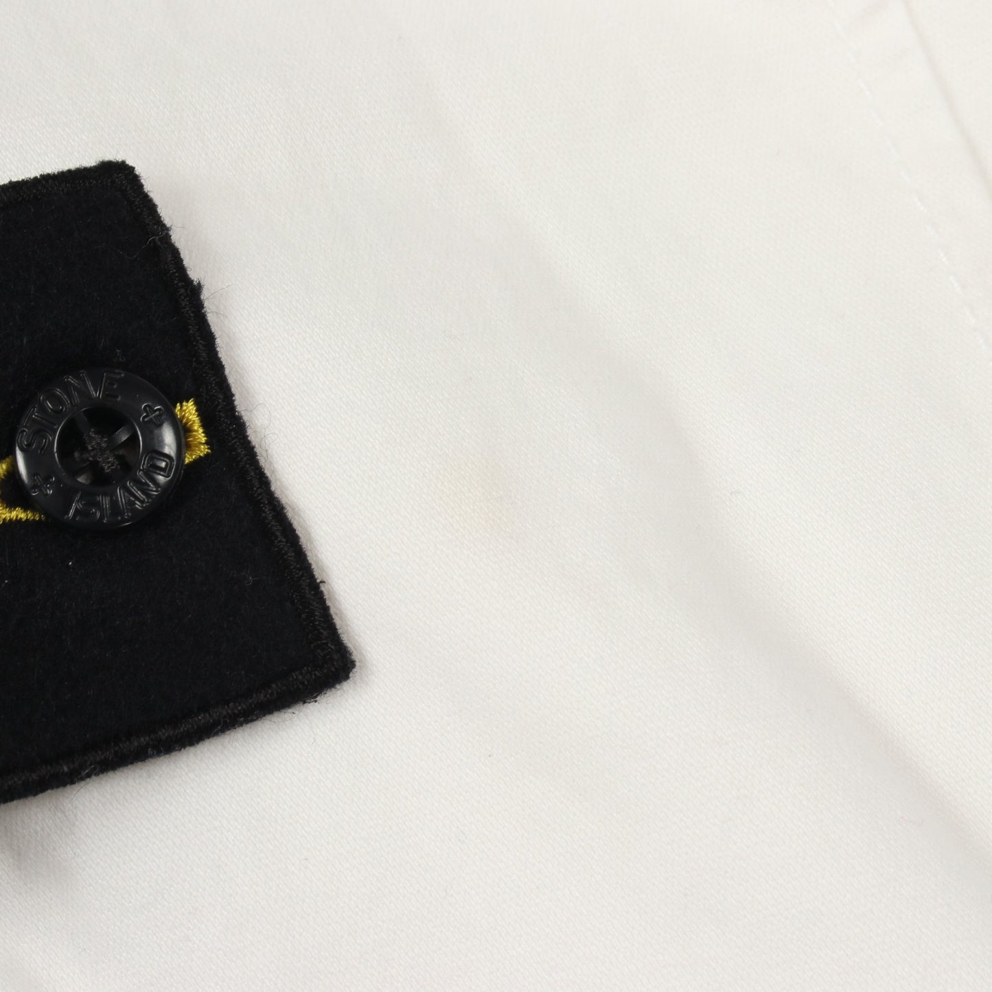 ジップアップ シャツジャケット ブルゾン コットン ホワイト ストーンアイランド アウター Stone Island