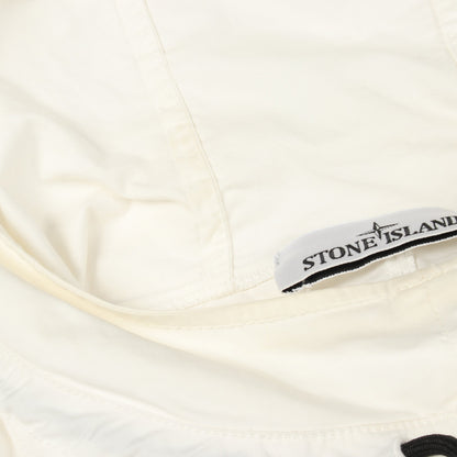 アノラック プルオーバー シャツパーカー マウンテンパーカー コットン ホワイト ストーンアイランド アウター Stone Island