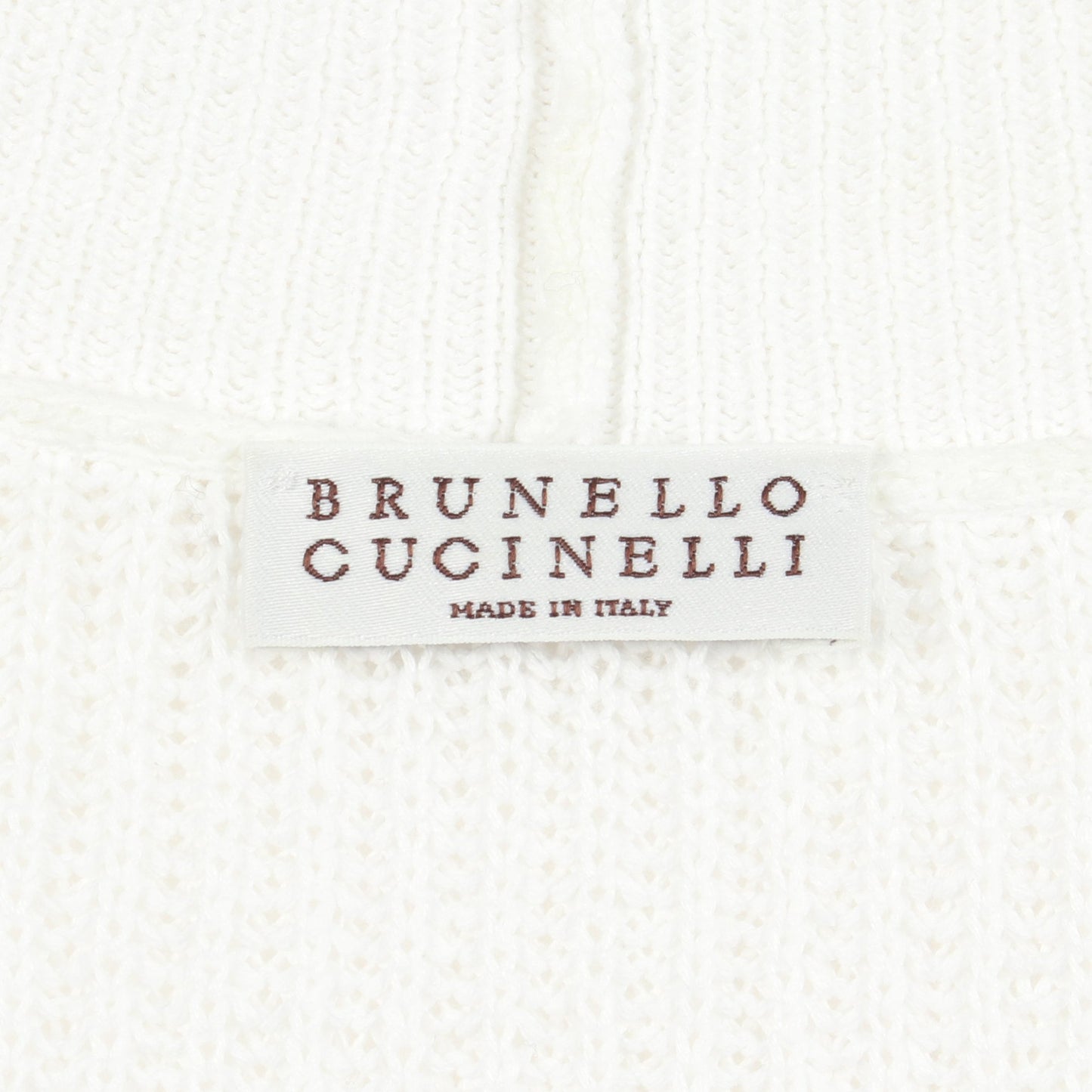 ビーズ ロング カーディガン コットン ホワイト シルバー ブルネロクチネリ トップス BRUNELLO CUCINELLI