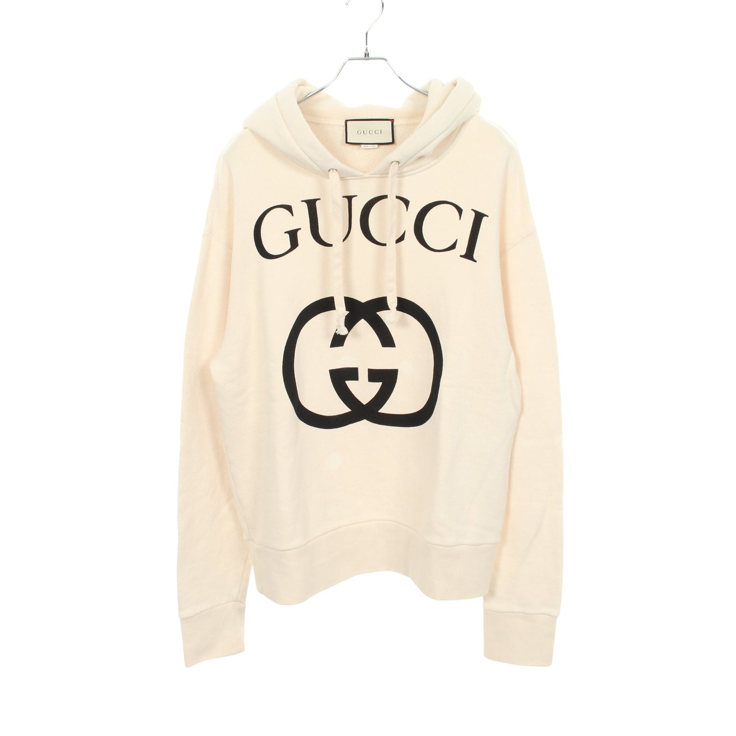 インターロッキングG プルオーバーパーカー コットン アイボリー グッチ トップス GUCCI