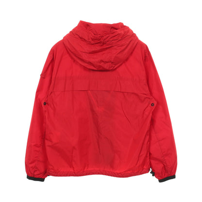 MASSEREAU フード付き ナイロンジャケット ナイロン レッド モンクレール アウター MONCLER
