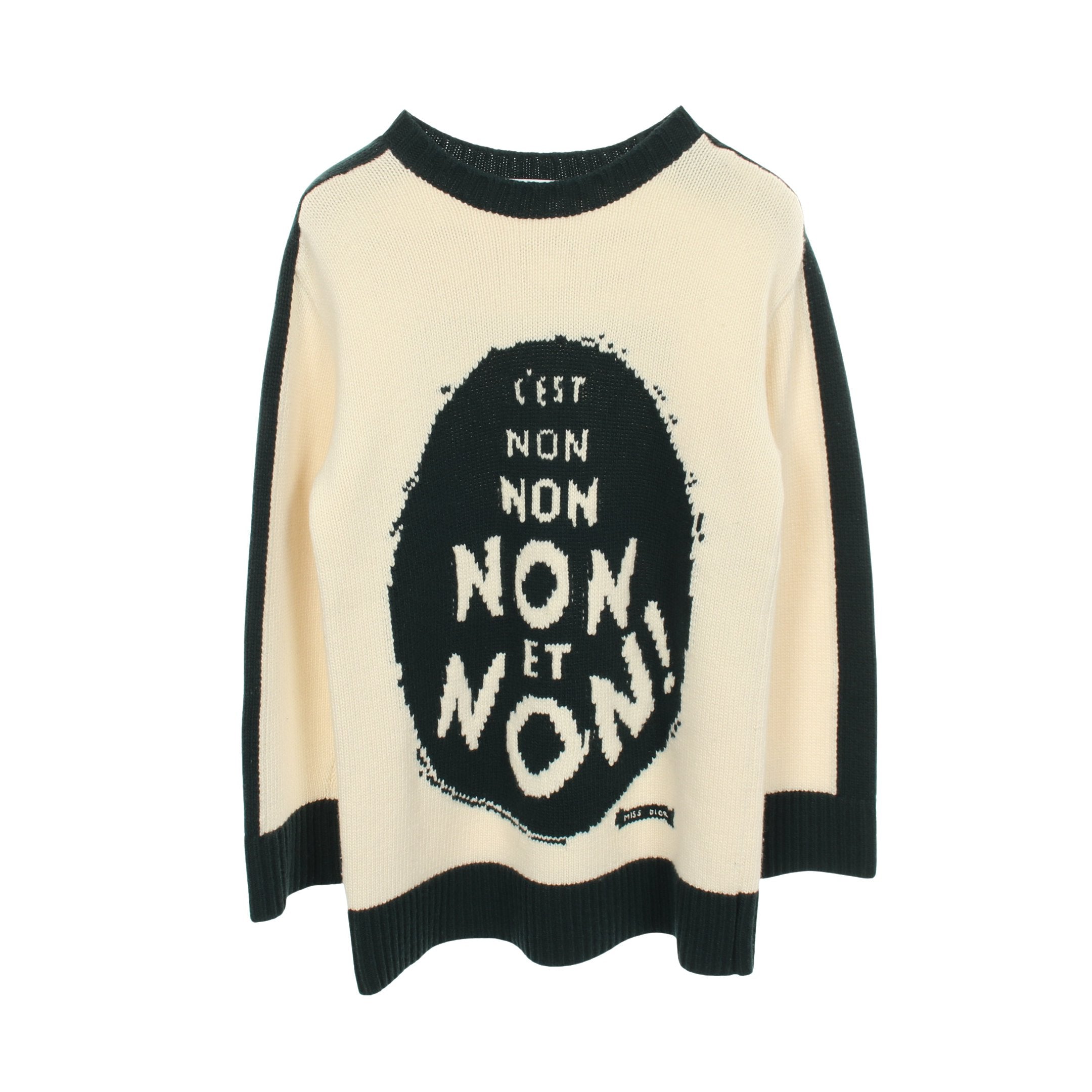 J'ADIOR8 NON NON NON ET NON! ニット ウール カシミヤ アイボリー