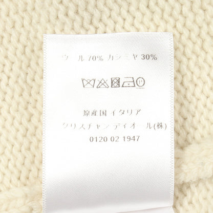 J'ADIOR8 NON NON NON ET NON! ニット ウール カシミヤ アイボリー グリーン クリスチャンディオール トップス Christian Dior
