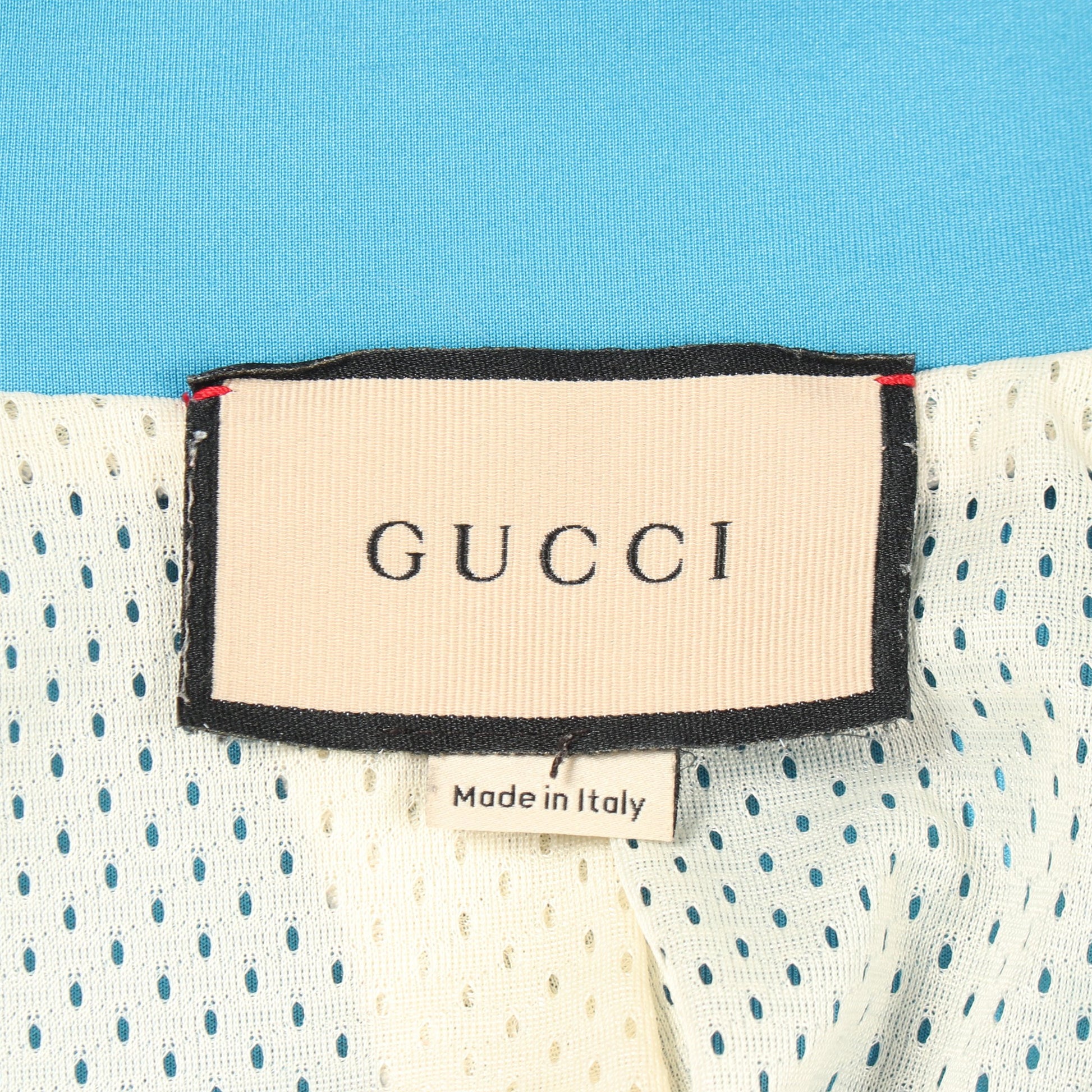 ジャンボGG ネオプレンジップジャケット トラックジャケット ブルー オレンジ マルチカラー グッチ アウター GUCCI