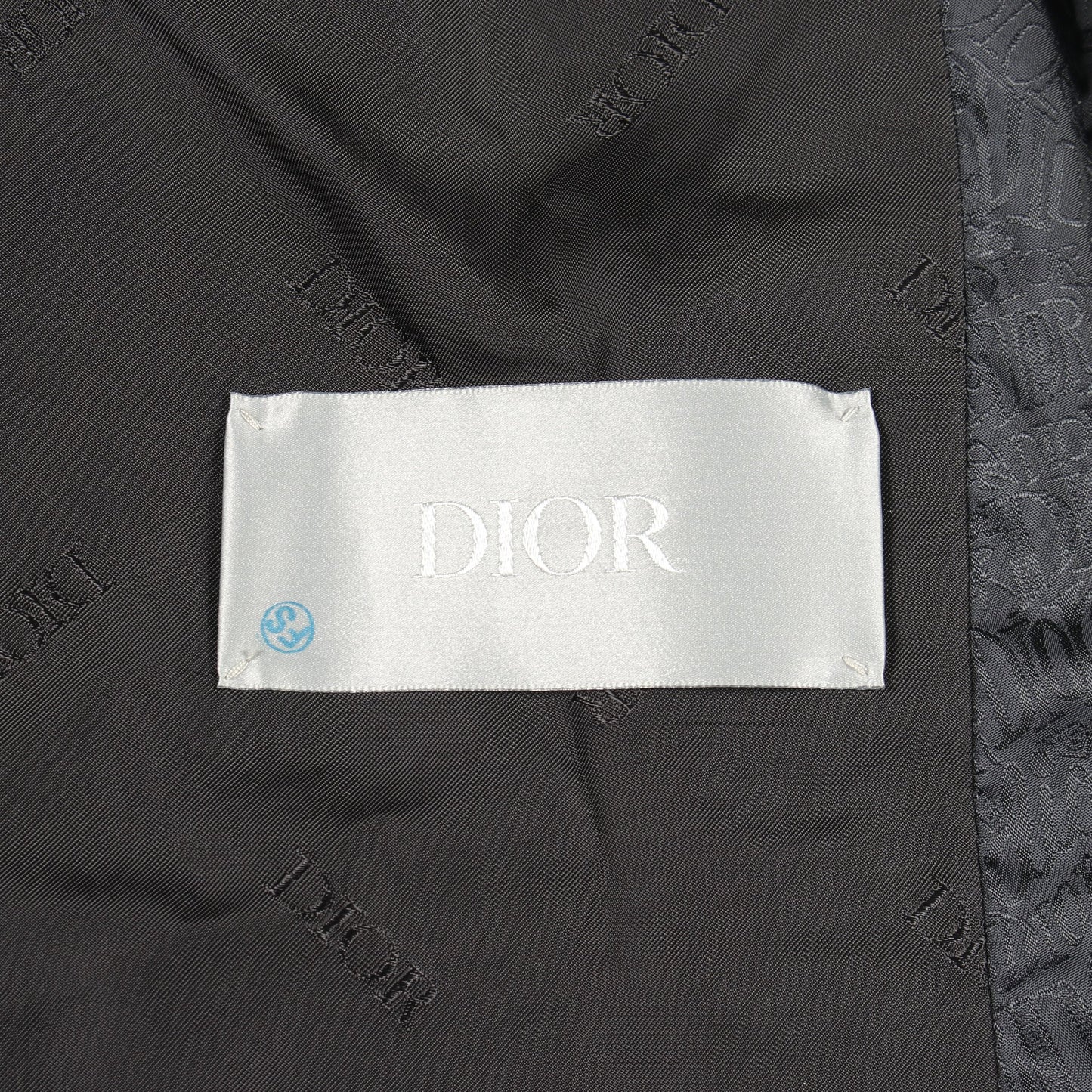 DIOR × SHAWN SUTSSY ロゴ総柄 ジャケット マウンテンパーカー ナイロン ブラック ディオール アウター DIOR