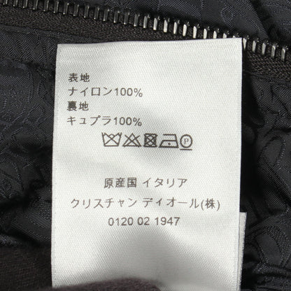 DIOR × SHAWN SUTSSY ロゴ総柄 ジャケット マウンテンパーカー ナイロン ブラック ディオール アウター DIOR