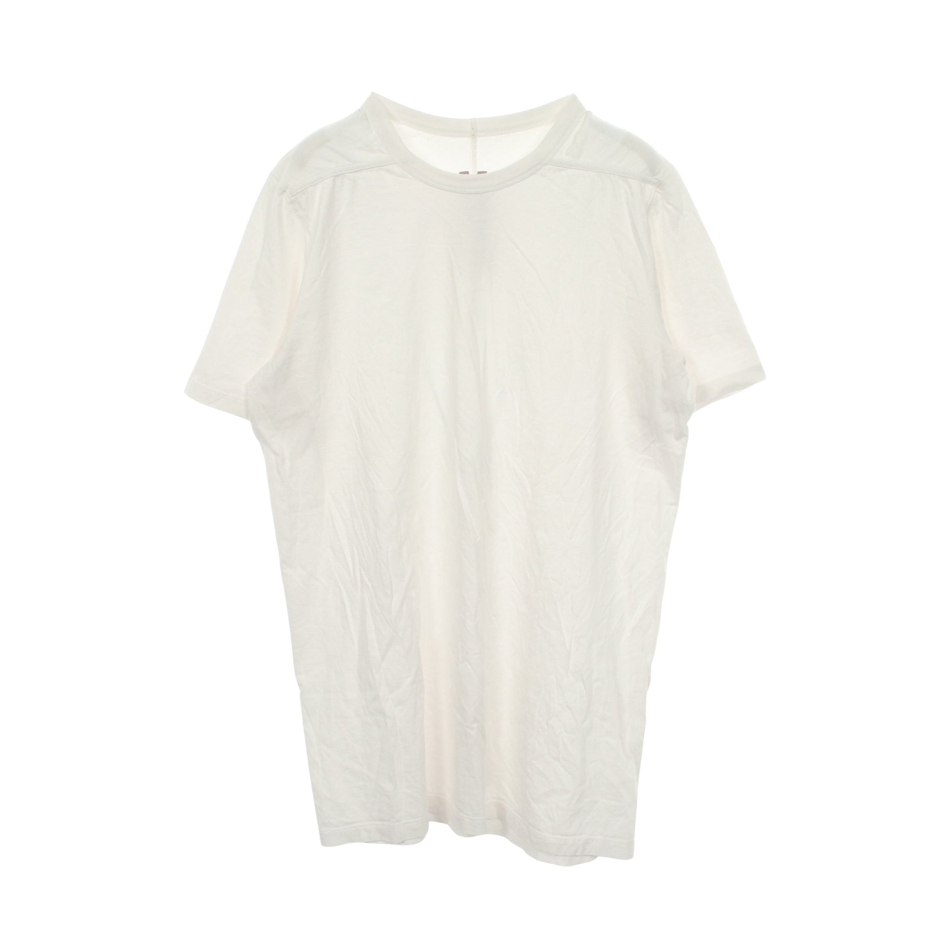 クルーネック 半袖Tシャツ コットン ホワイト リックオウエンス トップス Rick Owens