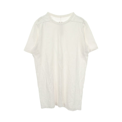クルーネック 半袖Tシャツ コットン ホワイト リックオウエンス トップス Rick Owens