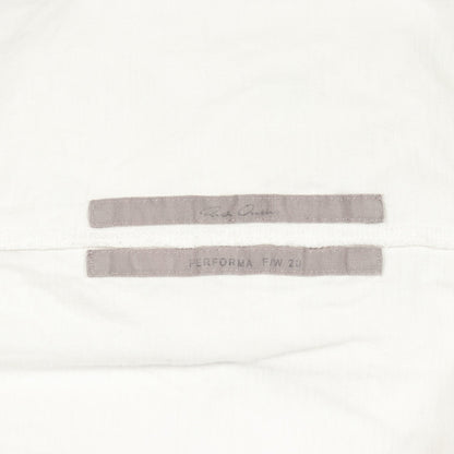 クルーネック 半袖Tシャツ コットン ホワイト リックオウエンス トップス Rick Owens