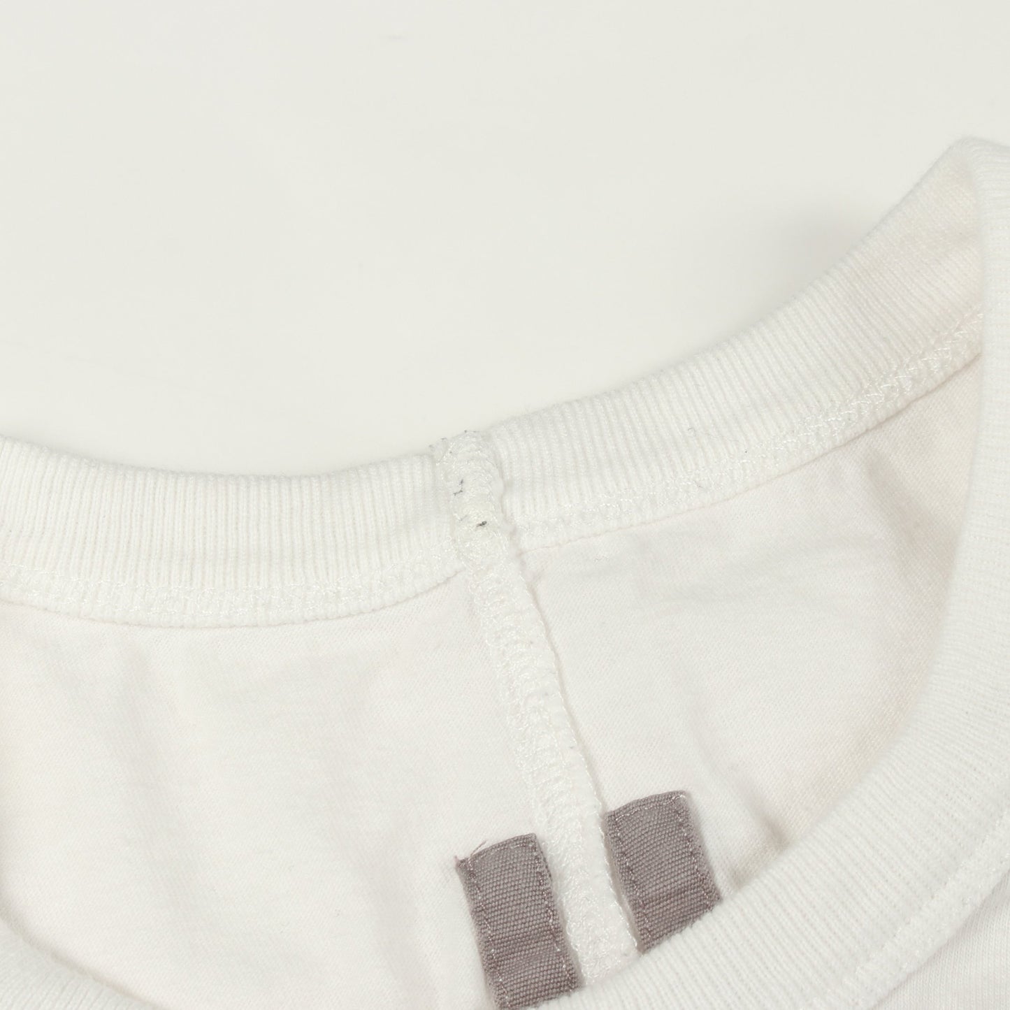クルーネック 半袖Tシャツ コットン ホワイト リックオウエンス トップス Rick Owens