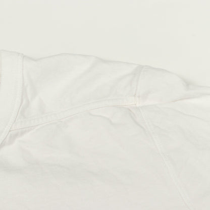 クルーネック 半袖Tシャツ コットン ホワイト リックオウエンス トップス Rick Owens