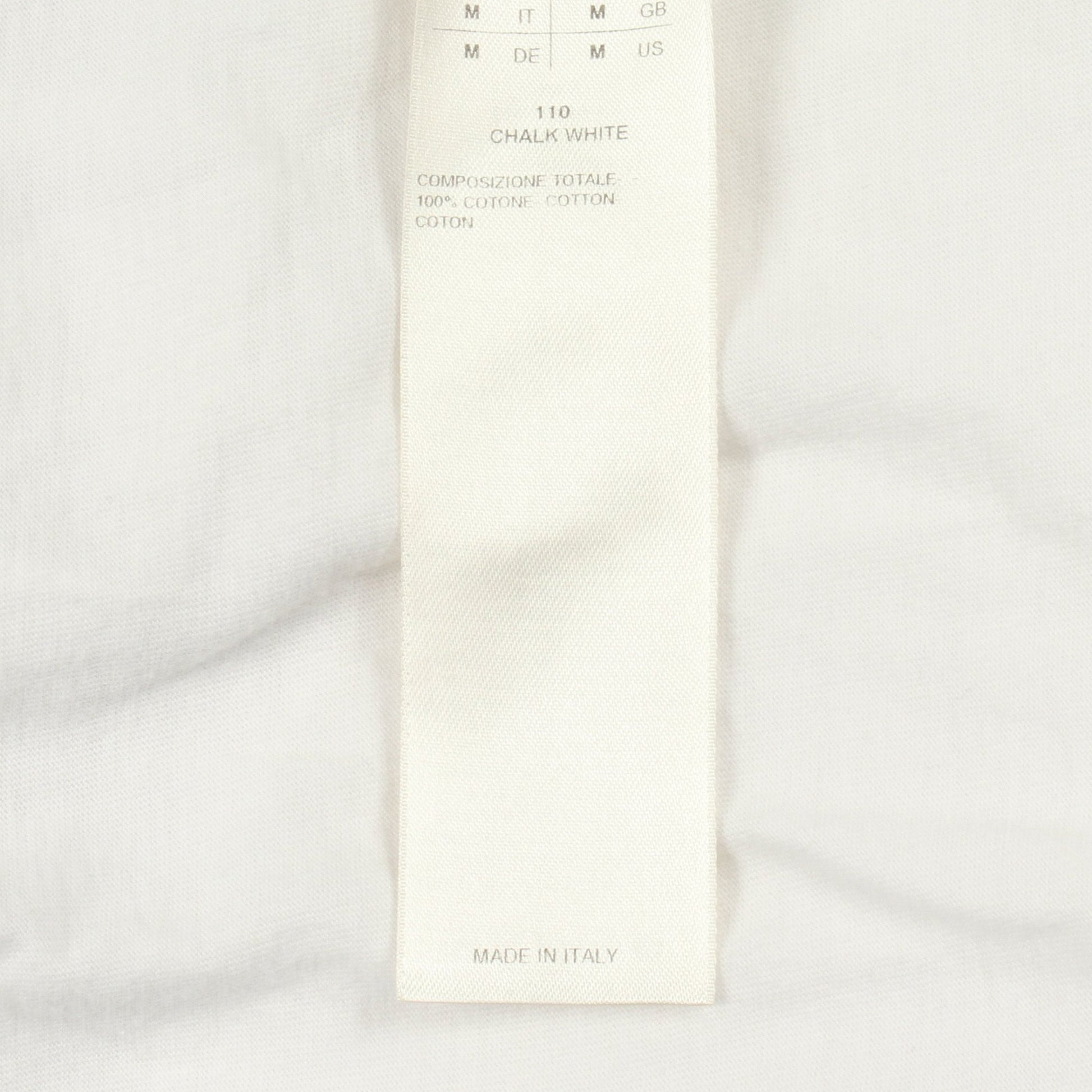 クルーネック 半袖Tシャツ コットン ホワイト リックオウエンス トップス Rick Owens