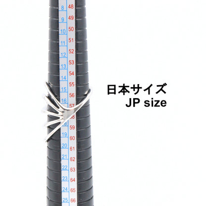 ダイヤ サファイア リング リング 指輪 サファイア ダイヤモンド K18WG ホワイトゴールド ブラック クリア カラッチ アクセサリー KARATI