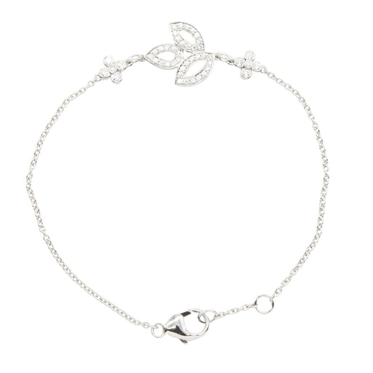 リリークラスター ミニ ブレスレット ブレスレット PT950 ダイヤモンド プラチナ クリア ハリーウィンストン アクセサリー Harry Winston