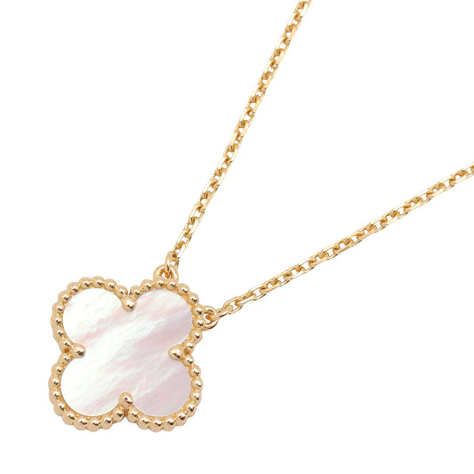 ヴィンテージアルハンブラ マザーオブパール ネックレス ネックレス K18YG マザーオブパール ホワイト イエローゴールド ヴァンクリーフアンドアーペル アクセサリー Van Cleef & Arpels