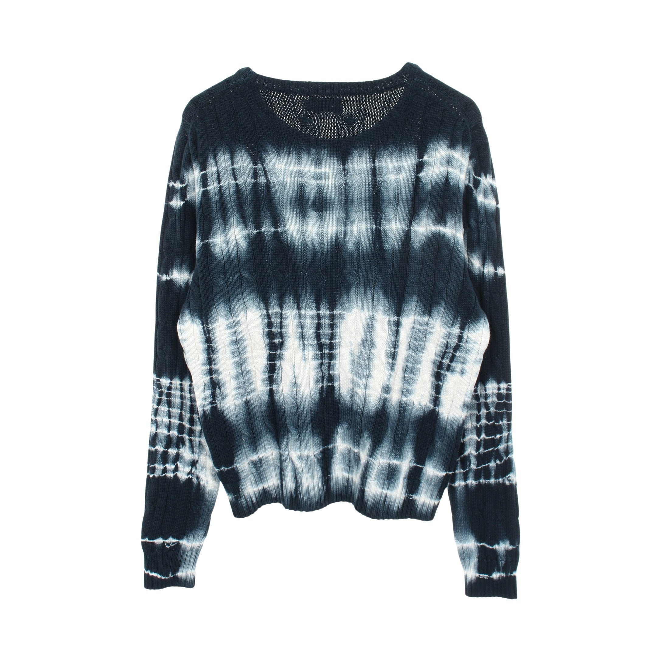 Tie-Dye Cable Knit タイダイ柄 ケーブル ニット コットン ダーク