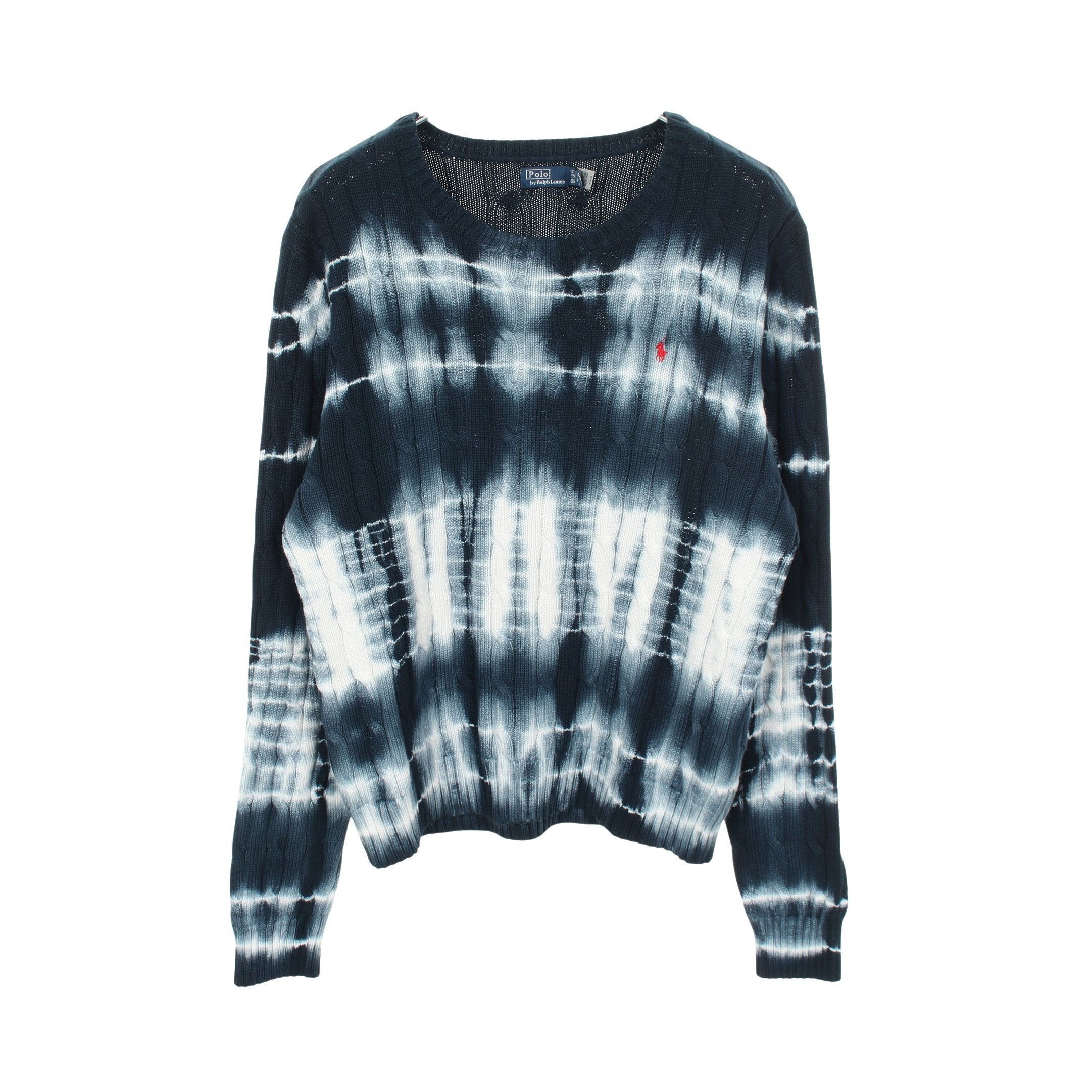 Tie-Dye Cable Knit タイダイ柄 ケーブル ニット コットン ダーク