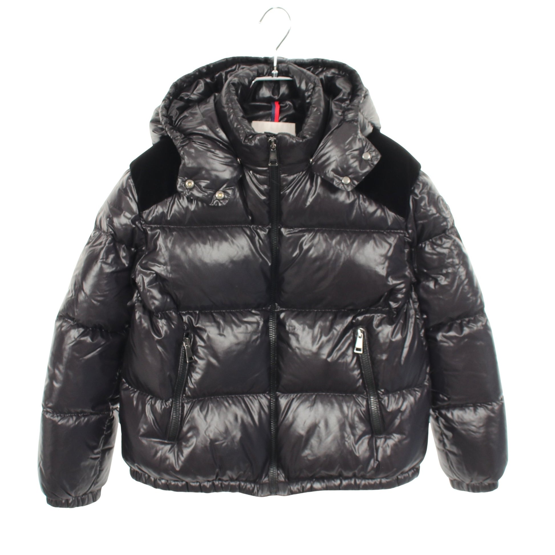 CHOUELLE キッズ ダウンジャケット ナイロン ブラック モンクレール アウター MONCLER