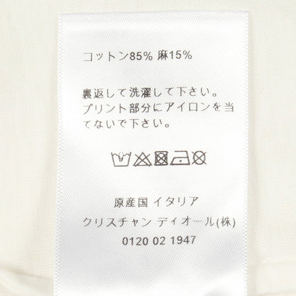 ロゴプリント 半袖Tシャツ コットン ホワイト クリスチャンディオール トップス Christian Dior
