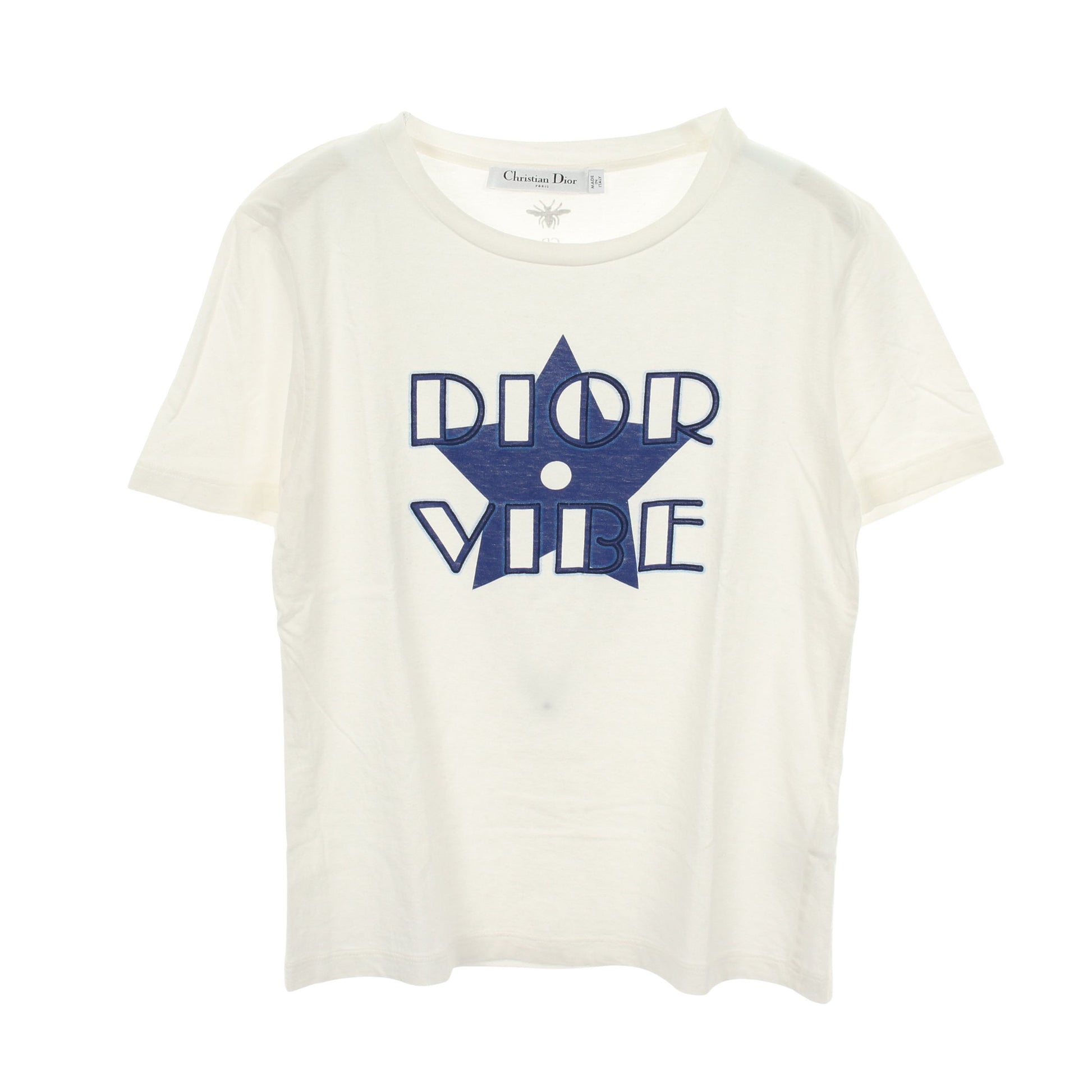 ロゴプリント 半袖Tシャツ コットン ホワイト クリスチャンディオール トップス Christian Dior