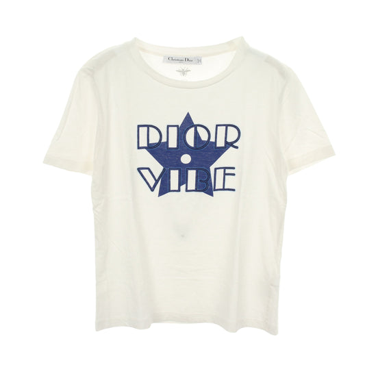 ロゴプリント 半袖Tシャツ コットン ホワイト クリスチャンディオール トップス Christian Dior