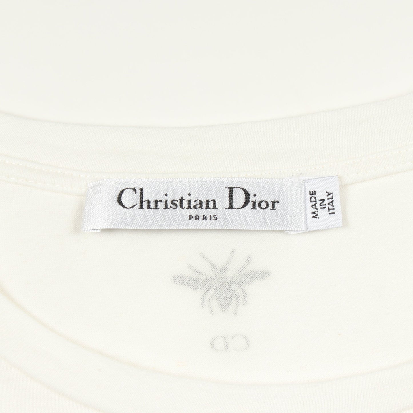 ロゴプリント 半袖Tシャツ コットン ホワイト クリスチャンディオール トップス Christian Dior