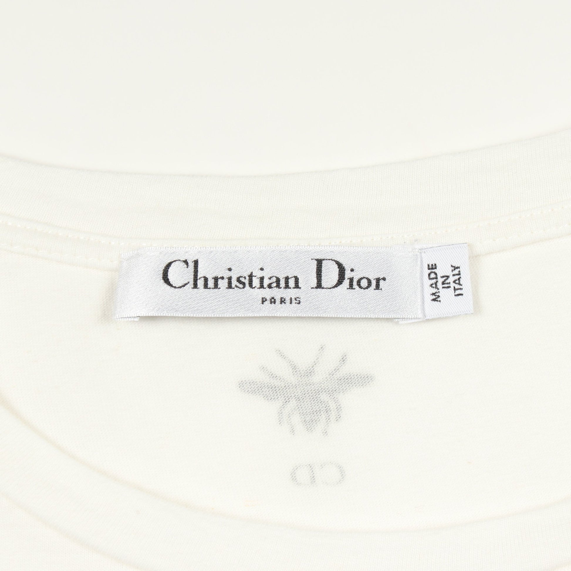ロゴプリント 半袖Tシャツ コットン ホワイト クリスチャンディオール トップス Christian Dior