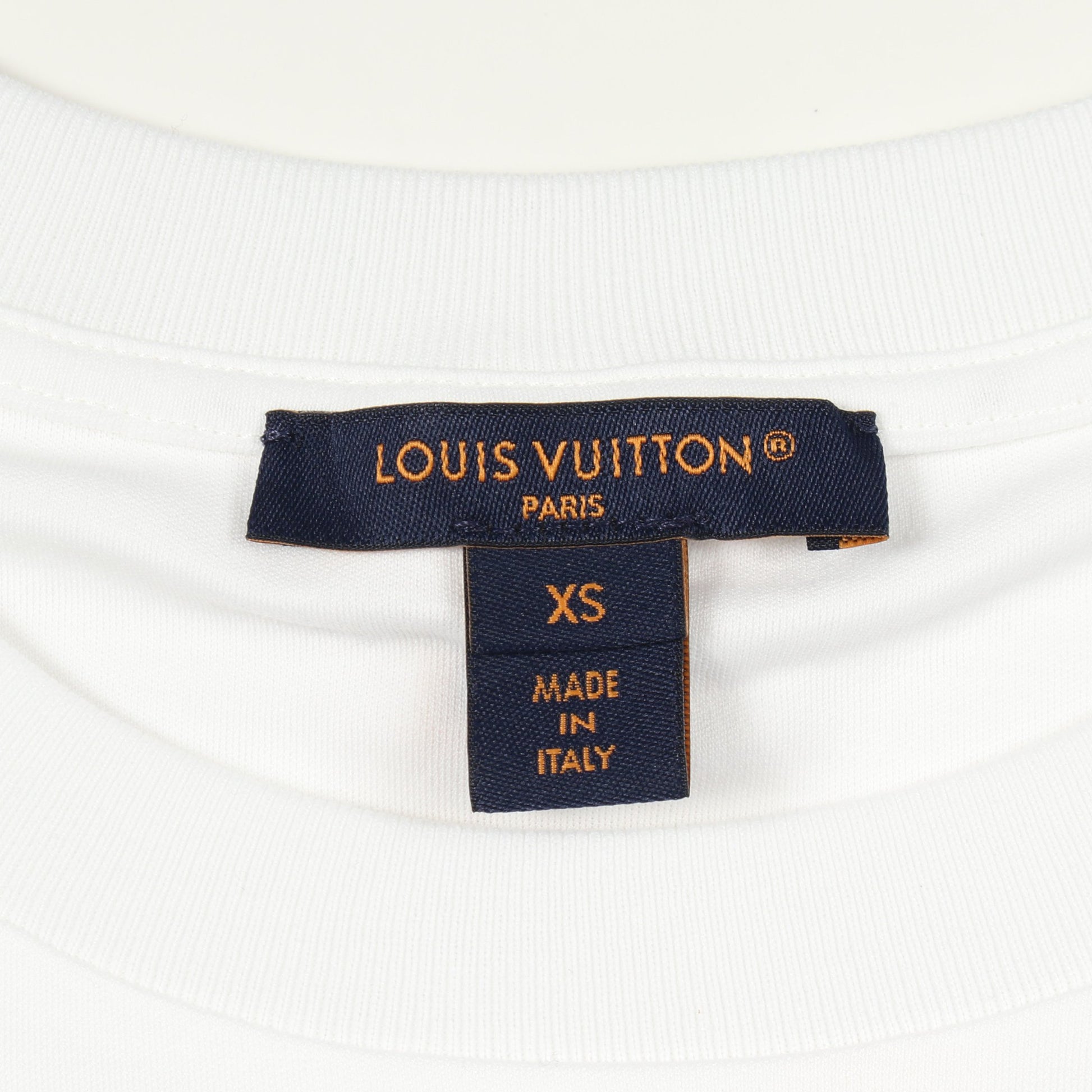 モノグラム スカーフ 半袖Tシャツ コットン ホワイト ルイヴィトン トップス LOUIS VUITTON